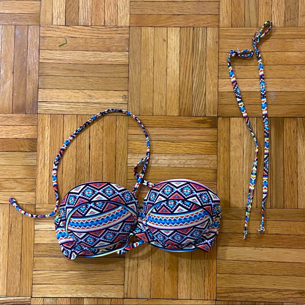 Bright colored push up bikini top!